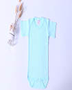 6M short Sleeve Jacquard Cotton Breathable Summer Baby Onesie 6 colors